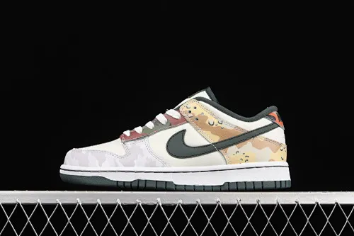 All Categories Nk SB Dunk Series Nk SB Dunk Low Low-top Sneakers Pure original version Nk SB Dunk Low Russet Cedar Camouflage Asymmetrical Yuanyang Dunk Series Retro Low-top Casual Sports Skateboard Shoes DH0957-100
